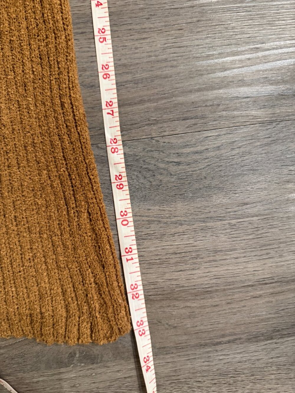 Fashion Nova Brown Ribbed Knit 3 Piece Set Pants Top Cardigan - Picture 4 of 4